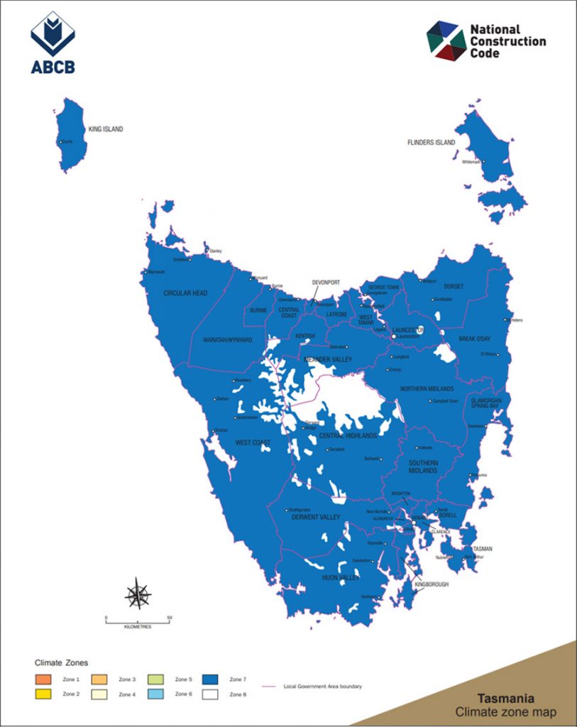 TAS Climate Map QBEARS   Tasmania Climate Zone Map 813x1024 